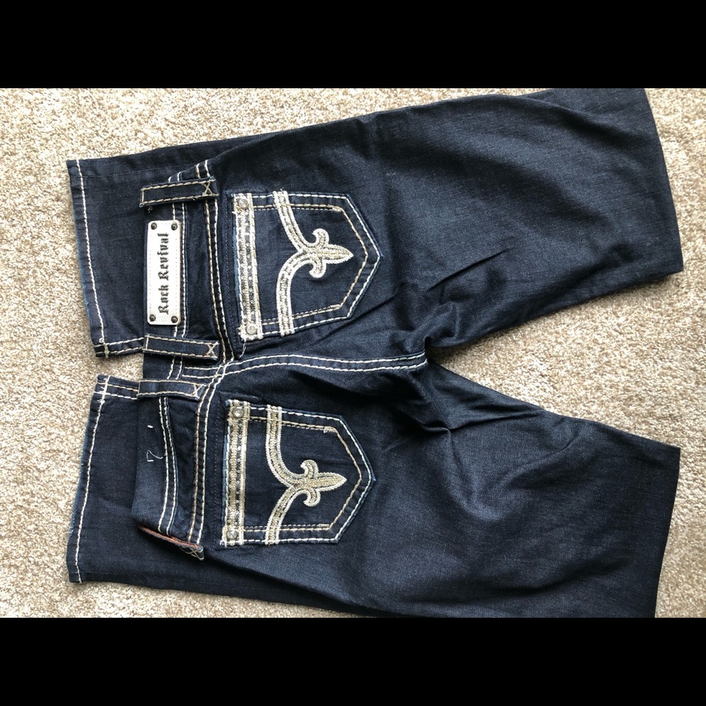 Rock Revival Jeans, Size 27, “Long” Inseam